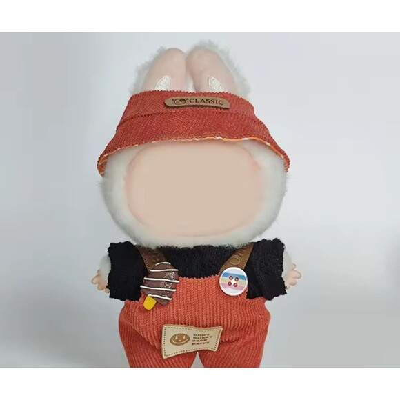 Fashion 17cm Labubu Clothes Outfit Plush Doll Clothes Macaron Cute Clothing DIY - Picture 6 of 6